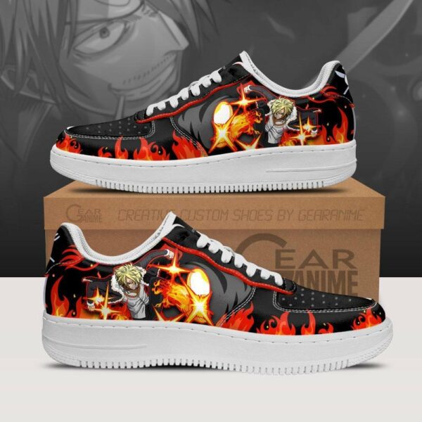 Sanji Black Leg Air Shoes Custom Anime One Piece Sneakers 1