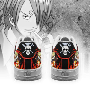 Sanji Black Leg Air Shoes Custom Anime One Piece Sneakers 6