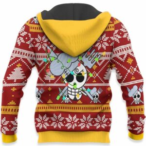 Sanji Ugly Christmas Sweater Custom One Piece Anime XS12 8