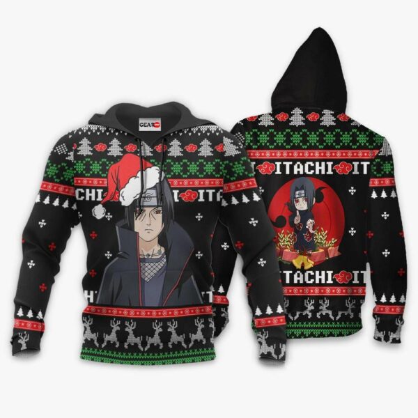 Santa Itachi Ugly Christmas Sweater Custom Naruto Anime XS12 3