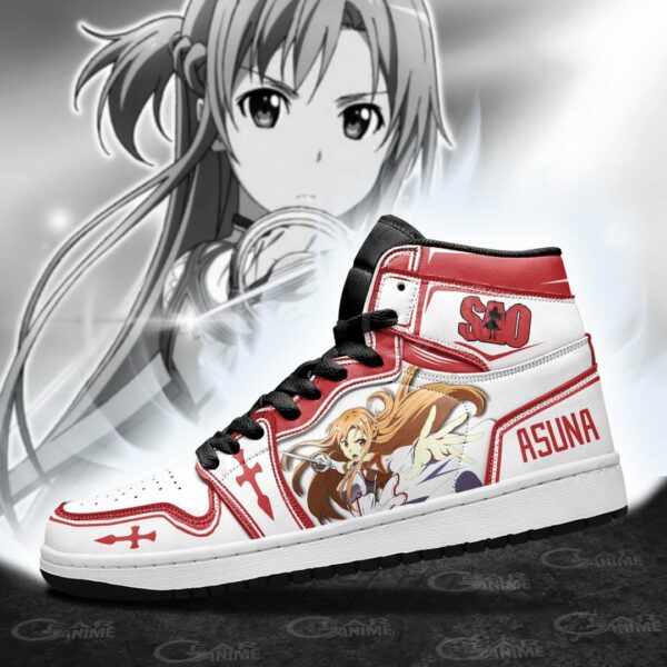 SAO Asuna Shoes Custom Anime Sword Art Online Sneakers 2