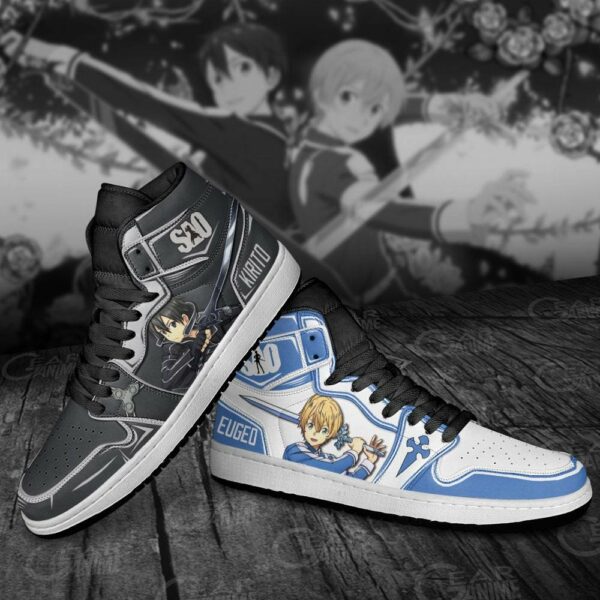 SAO Kirito and Eugeo Shoes Custom Anime Sword Art Online Sneakers 4