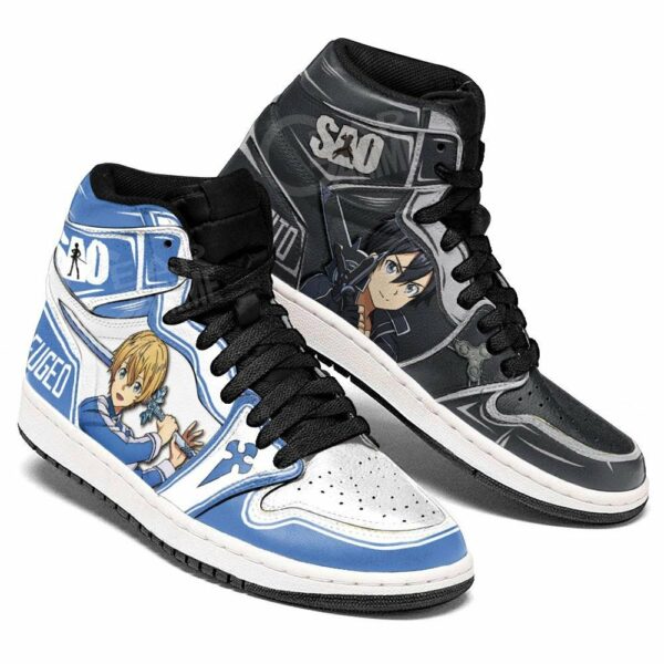 SAO Kirito and Eugeo Shoes Custom Anime Sword Art Online Sneakers 2