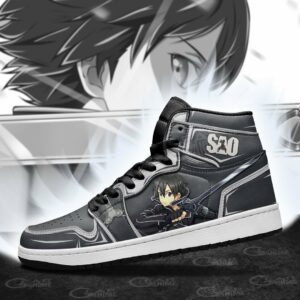 SAO Kirito Shoes Custom Anime Sword Art Online Sneakers 6