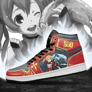 SAO Silica Shoes Custom Anime Sword Art Online Sneakers 6