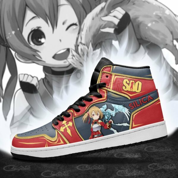 SAO Silica Shoes Custom Anime Sword Art Online Sneakers 3