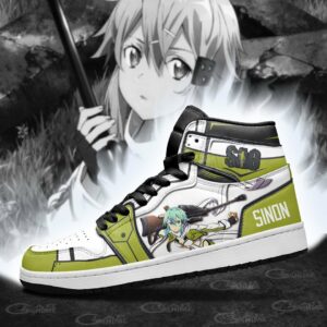 SAO Sinon Shoes Custom Anime Sword Art Online Sneakers 6
