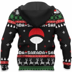 Sarada Uchiha Ugly Christmas Sweater Custom BRT Anime XS12 8