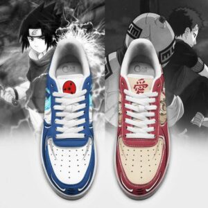 Sasuke and Gaara Air Shoes Custom Jutsu Anime Sneakers 6