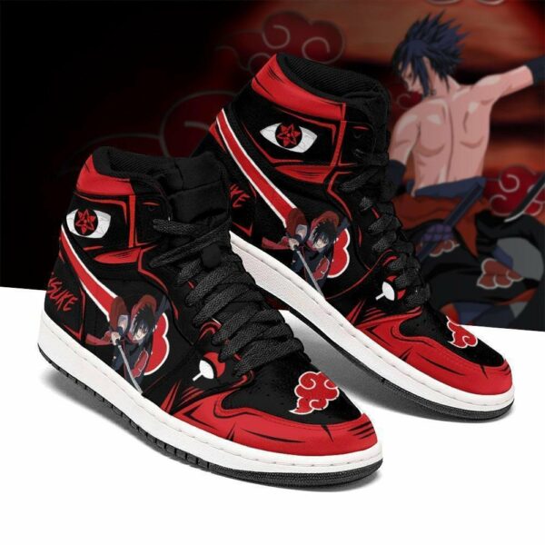 Sasuke Sneakers Akatsuki Costume Anime Shoes 1