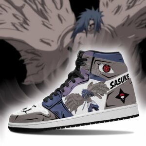 Sasuke Sneakers Cursed Seal of Heaven Costume Anime Shoes 6