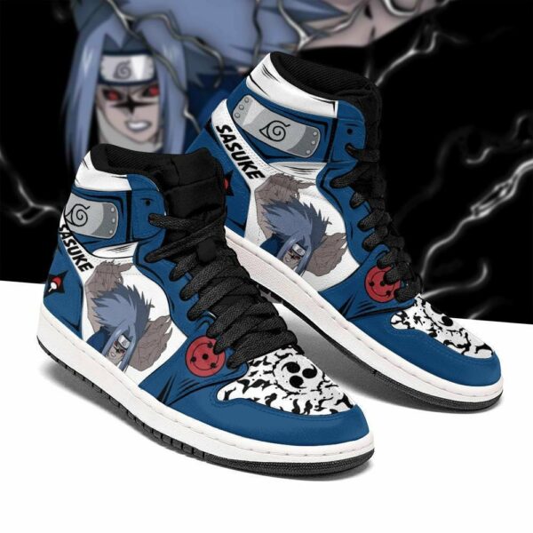 Sasuke Sneakers Cursed Seal of Heaven Power Anime Shoes 1