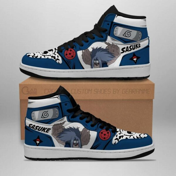 Sasuke Sneakers Cursed Seal of Heaven Power Anime Shoes 2