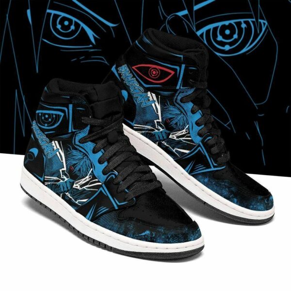 Sasuke Sneakers Skill Rinegan Eyes Anime Shoes 1