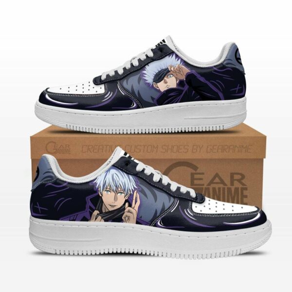 Satoru Gojo Air Shoes Custom Anime Jujutsu Kaisen Sneakers 1
