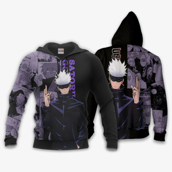 Satoru Gojo Hoodie Custom Jujutsu Kaisen Anime Merch Clothes Manga Style 3