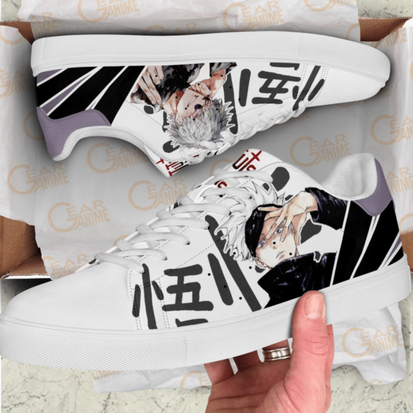 Satoru Gojo Skate Shoes Custom Jujutsu Kaisen Anime Sneakers 2