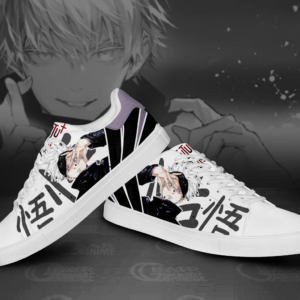 Satoru Gojo Skate Shoes Custom Jujutsu Kaisen Anime Sneakers 6