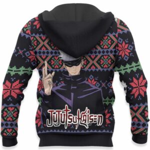 Satoru Gojo Ugly Christmas Sweater Custom Anime Jujutsu Kaisen XS12 8