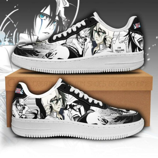 Schiffer Ulquiorra Shoes Bleach Anime Sneakers Fan Gift Idea PT05 1