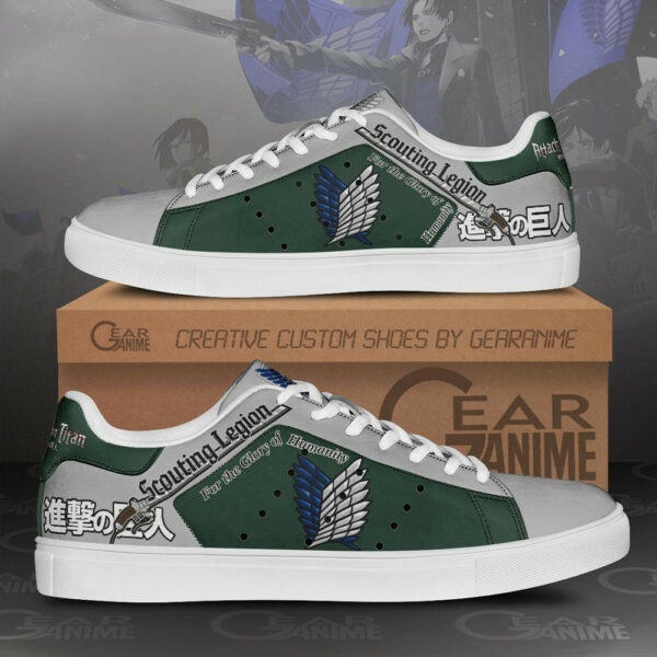 Scouting legion Skate Shoes Attack On Titan Anime Sneakers SK10 1