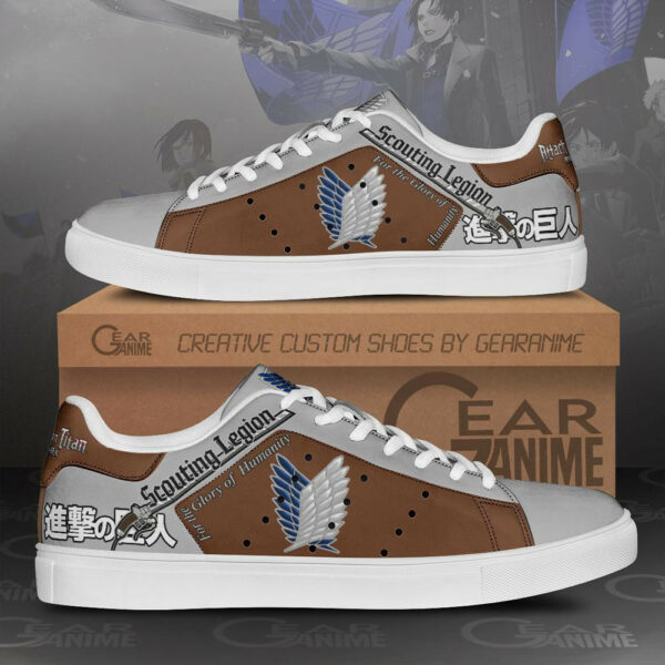 Scouting legion Skate Shoes Uniform Attack On Titan Anime Sneakers SK10 1