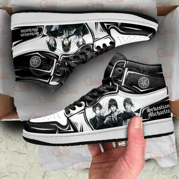 Sebastian Michaelis Shoes Custom Anime Black Butler Sneakers 4
