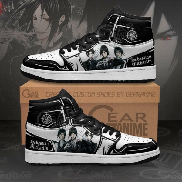 Sebastian Michaelis Shoes Custom Anime Black Butler Sneakers 1