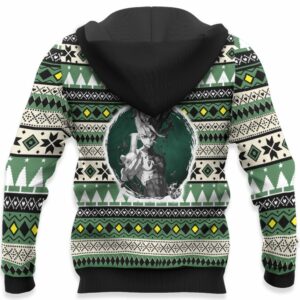 Senku Ishigami Ugly Christmas Sweater Custom Anime Dr Stone XS12 8