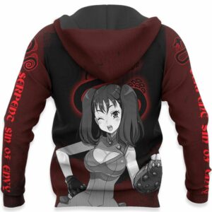 Serpent Sin of Envy Diane Hoodie Seven Deadly Sins Anime Shirt 10