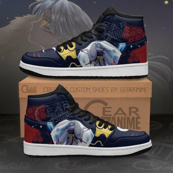 Sesshomaru Shoes Dark Theme Custom Anime Sneakers 1