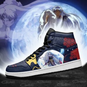 Sesshomaru Shoes Dark Theme Custom Anime Sneakers 6