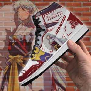 Sesshomaru Shoes Inuyasha Anime Shoes Leather 7