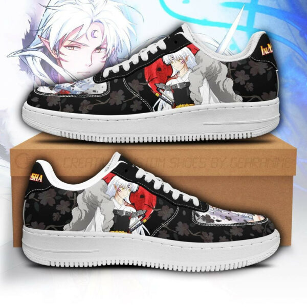 Sesshomaru Shoes Inuyasha Anime Sneakers Fan Gift Idea PT05 1