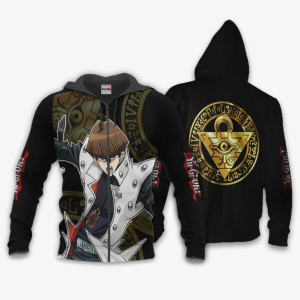 Seto Kaiba Hoodie Custom Yu-Gi-Oh Anime Merch Clothes 1