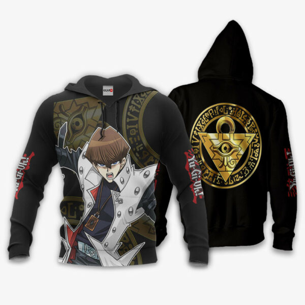 Seto Kaiba Hoodie Custom Yu-Gi-Oh Anime Merch Clothes 3