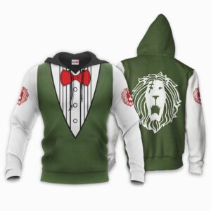 Seven Deadly Sins Escanor Uniform Hoodie Anime Zip Jacket 8