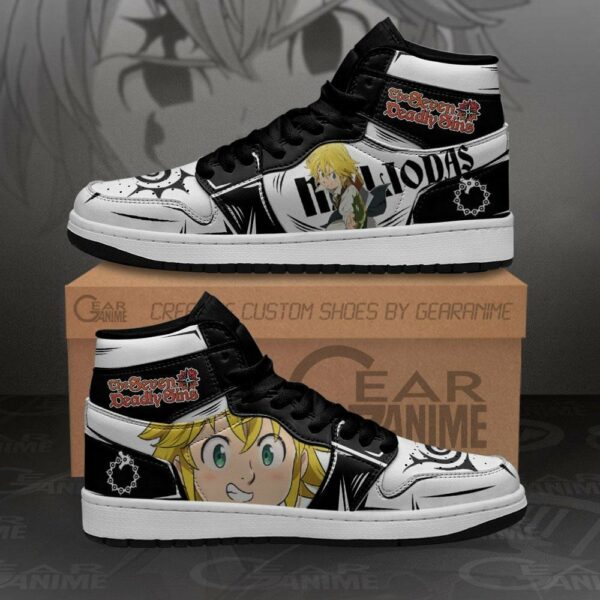 Seven Deadly Sins Meliodas Shoes Custom Anime Sneakers MN10 1