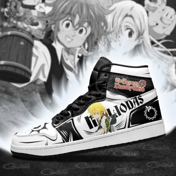 Seven Deadly Sins Meliodas Shoes Custom Anime Sneakers MN10 4