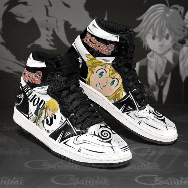 Seven Deadly Sins Meliodas Shoes Custom Anime Sneakers MN10 3