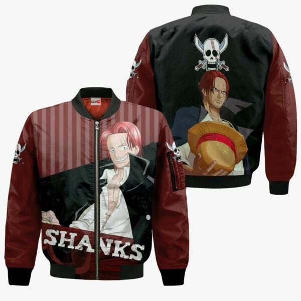 Shanks Red-Haired Hoodie One Piece Anime Shirts 4