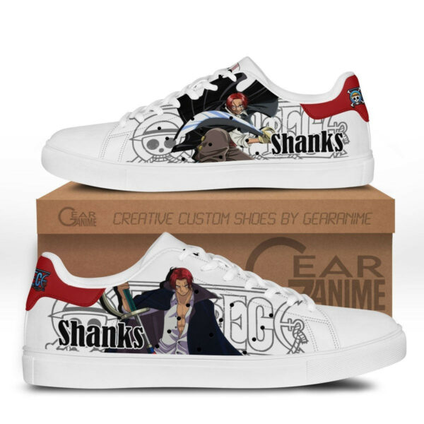Shanks Skate Shoes Custom Anime One Piece Shoes 1