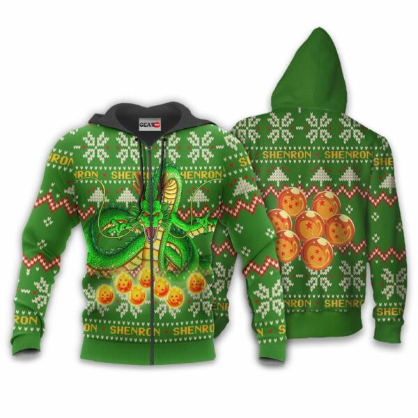 Shenron Ugly Christmas Sweater Custom Anime Dragon Ball XS12 2