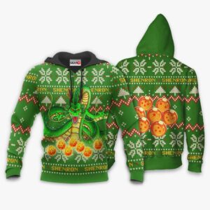 Shenron Ugly Christmas Sweater Custom Anime Dragon Ball XS12 7