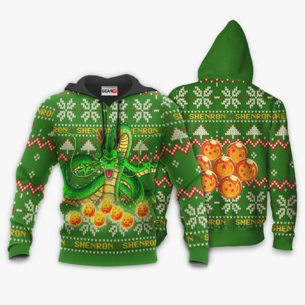 Shenron Ugly Christmas Sweater Custom Anime Dragon Ball XS12 3