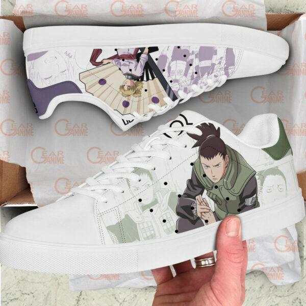 Shikamaru Nara and Temari Skate Shoes Custom Naruto Anime Sneakers 2