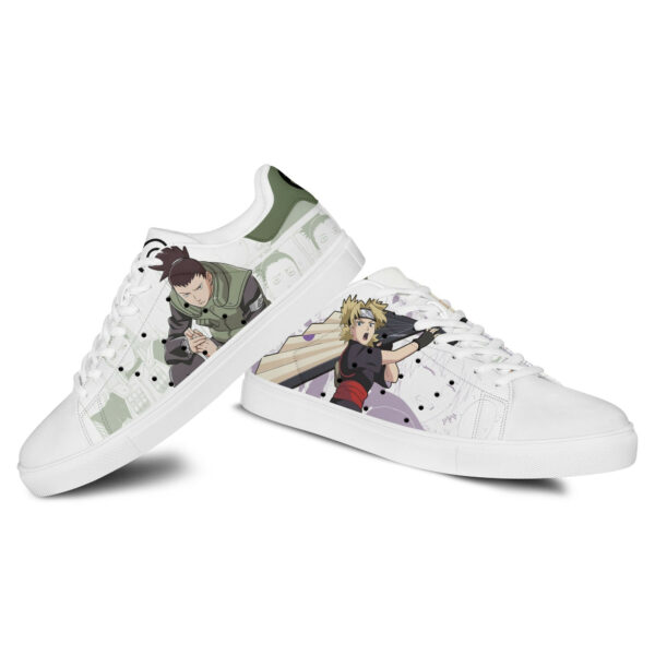 Shikamaru Nara and Temari Skate Shoes Custom Naruto Anime Sneakers 3