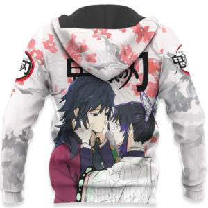 Shinobu and Giyuu Hoodie Custom Kimetsu Anime Merch Clothes Valentine's Gifts 10