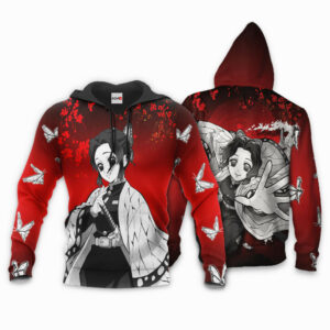 Shinobu Kocho Hoodie Custom Kimetsu Anime Merch Clothes Japan Art 8