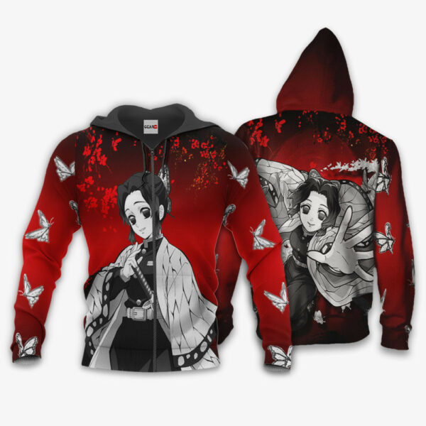 Shinobu Kocho Hoodie Custom Kimetsu Anime Merch Clothes Japan Art 1